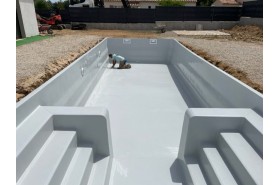 VIDEO PISCINE PALMA GRIS PERLE