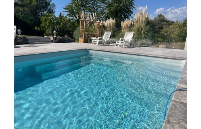 Piscine Satina8 8.80X4X1.50 LED COULEUR